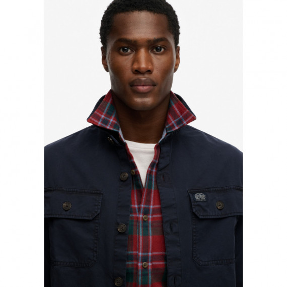 Superdry Camisas Hombre 2 Pocket Overshirt M4011127A-98T
