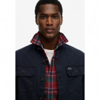 Superdry Camisas Hombre 2 Pocket Overshirt M4011127A-98T