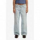 Superdry Pantalones Mujer Mid Rise Wide Leg Jean W7011267A-08H