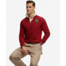 Superdry Polos Hombre Double Emblem Rugby M1110481A-E9B