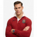 Superdry Polos Hombre Double Emblem Rugby M1110481A-E9B