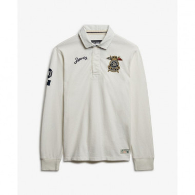 Superdry Polos Hombre Double Emblem Rugby M1110481A-FU4