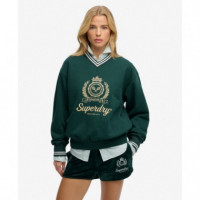 SUPERDRY Sudaderas Mujer Country Club Loose V Sweat W2012589A-8UM