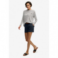 SUPERDRY Pantalones Cortos Mujer Mid Rise Linen Short W7110496A-98T