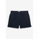 Superdry Pantalones Cortos Mujer Mid Rise Linen Short W7110496A-98T