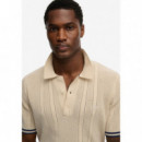 Superdry Polos Hombre Knitted Texture S/ S Polo M1110458A-1LG
