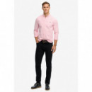 Superdry Camisas Hombre Preppy Oxford L/S Cali Coral/ M4011100A-J8Q