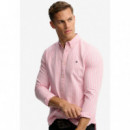 Superdry Camisas Hombre Preppy Oxford L/S Cali Coral/ M4011100A-J8Q
