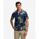 Superdry Camisas Hombre Hawaiian Print S/S Shirt M4011128A-J9S