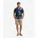 Superdry Camisas Hombre Hawaiian Print S/S Shirt M4011128A-J9S