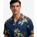 Superdry Camisas Hombre Hawaiian Print S/S Shirt M4011128A-J9S
