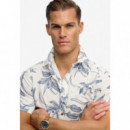 Superdry Camisas Hombre Vintage Loom S/S Shirt M4011129A-KAM