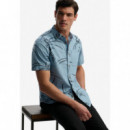 Superdry Camisas Hombre Vintage Loom S/S Shirt M4011129A-KAN