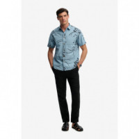 Superdry Camisas Hombre Vintage Loom S/S Shirt M4011129A-KAN