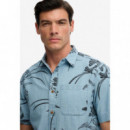 Superdry Camisas Hombre Vintage Loom S/S Shirt M4011129A-KAN