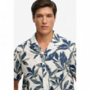 Superdry Camisas Hombre Cabana Poolside S/S Shirt M4011136A-K8X