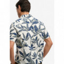 Superdry Camisas Hombre Cabana Poolside S/S Shirt M4011136A-K8X