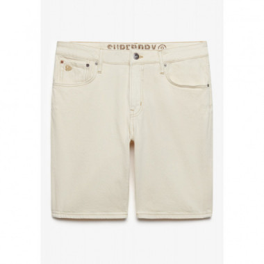 Superdry Pantalones Cortos Hombre Vintage Straight  Natural M7110394A-F38