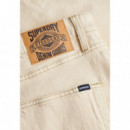 Superdry Pantalones Cortos Hombre Vintage Straight  Natural M7110394A-F38