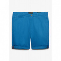 SUPERDRY Pantalones Cortos Hombre Premium Regular Chino Short M7110486A-DCN
