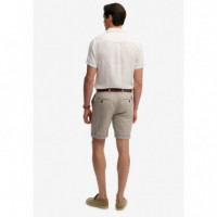 SUPERDRY Pantalones Cortos Hombre Premium Textured Tan M7110487A-8CV