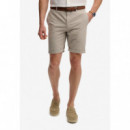 Superdry Pantalones Cortos Hombre Premium Textured Tan M7110487A-8CV