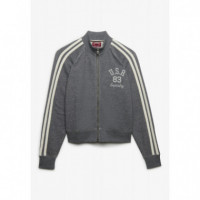 SUPERDRY Sudaderas Mujer Ath Ess Zip Through Track W2012616A-L3V