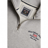 SUPERDRY Sudaderas Mujer Ath Ess Graphic Half Zip W2012618A-07Q