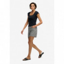 Superdry Pantalones Cortos Mujer Mid Rise Stripe Short W7110488A-H5R