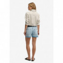 Superdry Pantalones Cortos Mujer Mid Rise Denim Short W7110491A-D8X