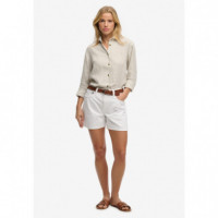 SUPERDRY Pantalones Cortos Mujer Mid Rise Denim Short W7110491A-04C