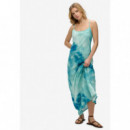 Superdry Vestidos Mujer Printed Maxi Slip Dress W8012049A-L1A