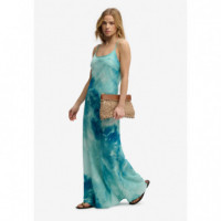 SUPERDRY Vestidos Mujer Printed Maxi Slip Dress W8012049A-L1A