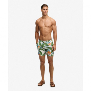 Superdry Ba&ntilde;adores Hombre Hawaiian Print 16 Swim Short M3010264A-J9R