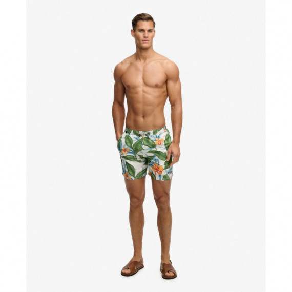 Superdry Bañadores Hombre Hawaiian Print 16 Swim Short M3010264A-J9R
