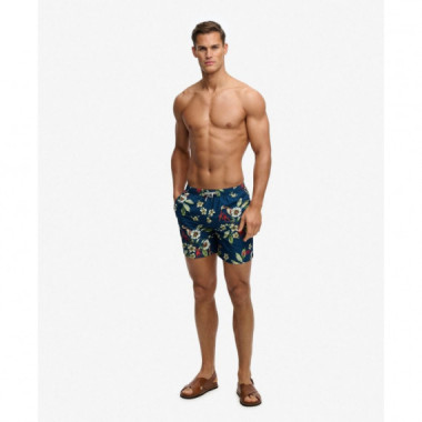 Superdry Ba&ntilde;adores Hombre Hawaiian Print 16 Swim Short M3010264A-J9S