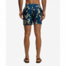 Superdry Bañadores Hombre Hawaiian Print 16 Swim Short M3010264A-J9S