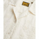 SUPERDRY Camisas Mujer Heritage Broderie S/s Shirt W4010551A-71D