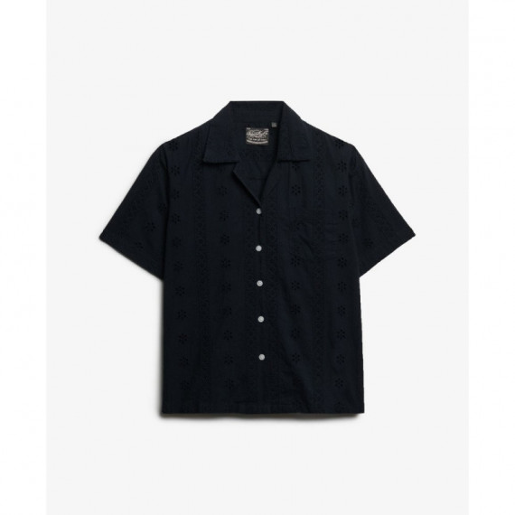 SUPERDRY Camisas Mujer Heritage Broderie S/s Shirt W4010551A-98T