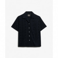 SUPERDRY Camisas Mujer Heritage Broderie S/s Shirt W4010551A-98T