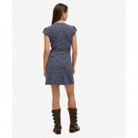 SUPERDRY Vestidos Mujer Athletic Essential Wrap Dress W8011832B-SJI