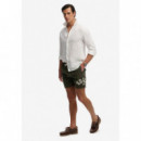 Superdry Bañadores Hombre Printed Logo 16 Swim Short M3010265A-1KM