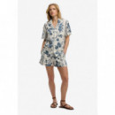 SUPERDRY Camisas Mujer Beach Printed S/s Shirt W4010586A-K8H