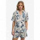 SUPERDRY Camisas Mujer Beach Printed S/s Shirt W4010586A-K8H