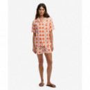 SUPERDRY Camisas Mujer Beach Printed S/s Shirt W4010586A-K8J