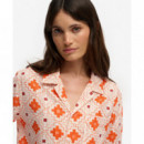 SUPERDRY Camisas Mujer Beach Printed S/s Shirt W4010586A-K8J