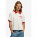 Superdry Tops Mujer Heritage Terry Polo W6012210A-22C