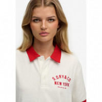 SUPERDRY Tops Mujer Heritage Terry Polo W6012210A-22C