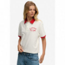 Superdry Tops Mujer Heritage Terry Polo W6012210A-22C