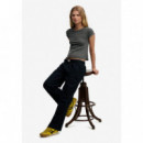 Superdry Pantalones Mujer Cotton Elastic Trouser W7011288A-98T
